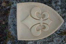 HF1394 B   BLASON FLEUR DE LYS