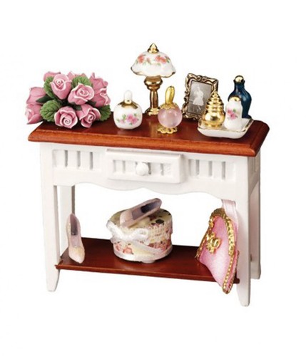 Poupées maison blanc console - poupées,