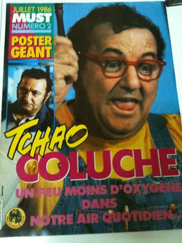 Poster must tchao coluche - poster,