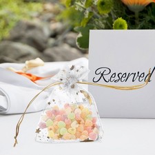  50 Pcs Mesh Pouch Earring