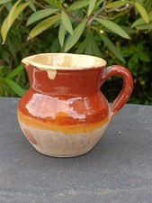  POT Pichet en Terre Cuite Vernissée XIXème - poterie - France Provençale