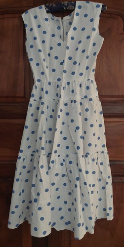 Robe vintage cotonnade - , à