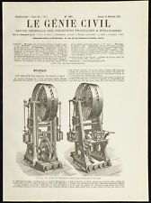 1891 - Scie oscillante pour le découpage des lingots à chaud - Génie civil