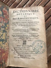 [BOTANIQUE] Nicolas ALEXANDRE - DICTIONNAIRE BOTANIQUE ET PHARMACEUTIQUE - 1748