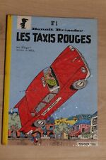 PEYO BENOIT BRISEFER LES TAXIS ROUGES EO 1962 TBE DUPUIS DOS ROND