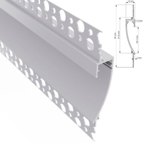 Aluminium baguette profil - baguette,