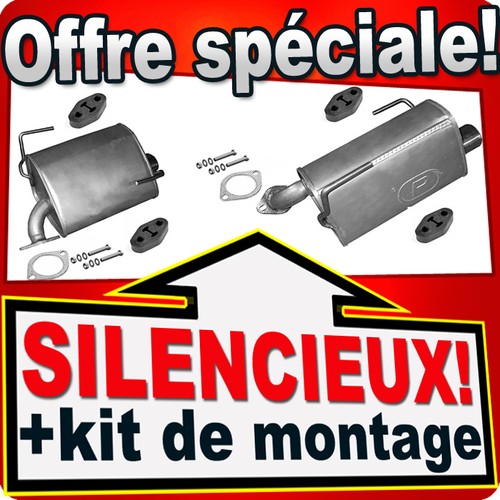 Silencieux arriere pour subaru - arriere,