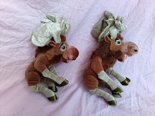 2 PELUCHES TRUC ET MUCHE DE FRERE DES OURS BROTHER BEAR DISNEY 24 CM