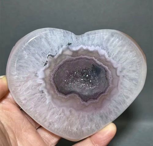 Cristal agate rose violet - agate,