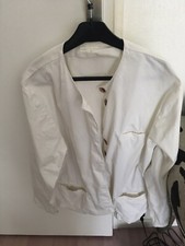 veste blanche vintage années