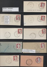 DECARIS N° 1263 20 FLAMMES "BUREAUX ENTREPOTS"  TB  2 scans