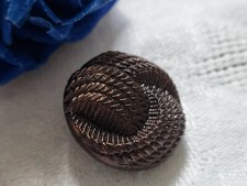 Bouton ancien en verre effet