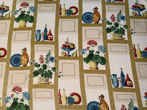 Tissu ancien années 1950