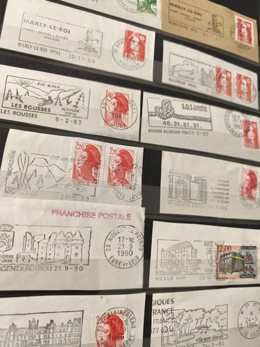 Lot anciens timbres