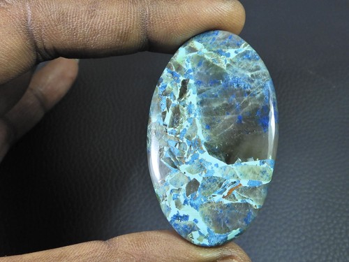 Cabochon ovale shattuckite - ovale, en