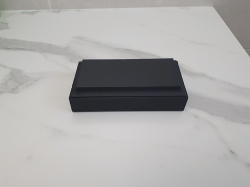 Socle bois peint gris - en,
