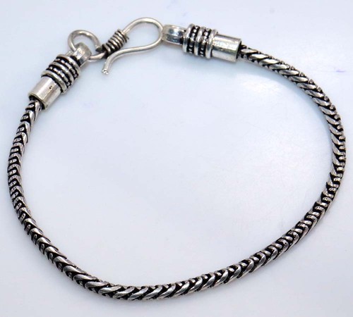 Bracelet plaqué argent style - argent,