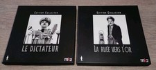 * LOT DE 2 COFFRET COLLECTOR CHAPLIN LE DICTATEUR + LA RUEE VERS L OR( 2 X 2 DVD