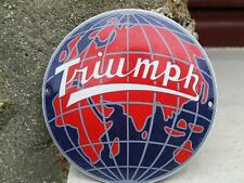 Plaque émaillée TRIUMPH Enamel Sign Mg Austin Healey Sunbeam Jaguar