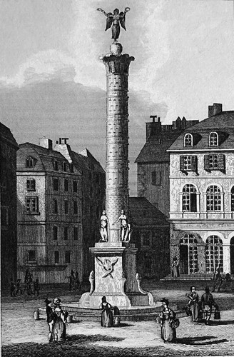 Paris colonne la fontaine - la,