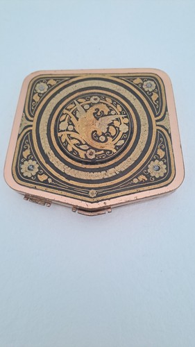 Poudrier vintage avec miroir