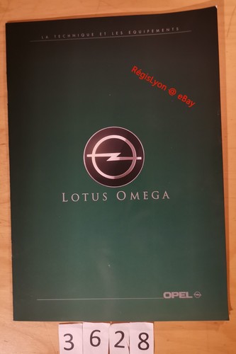 Opel lotus omega - lotus, techniques