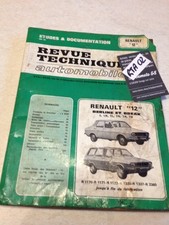 Revue Technique Automobile Renault 12 R12 L LN TL TN TR TS édition 84