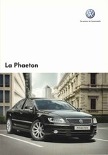 Catalogue Brochure VW Phaeton 10/2007 Suisse en français