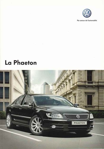 Catalogue brochure phaeton - brochure, vw