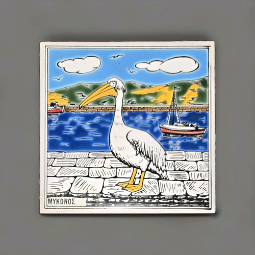 Vintage ceramic art tile - art,
