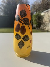 Vase En Verre Décor Peint