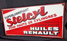 Huiles RENAULT Stelcyl plaque