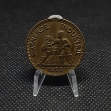 2 francs France 1922 - Chambre de commerce,  TTB+,  sous pochette