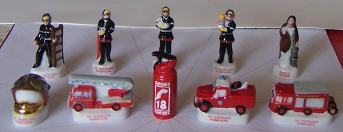 Série fèves pompiers - de,