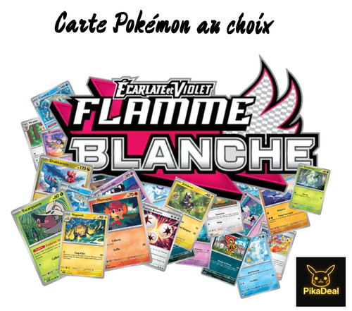 Carte pokémon flamme blanche - pokémon,