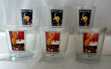 Lot 6 verres apéritif MARTINI , ref M64