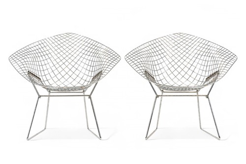 Mid century silver diamond - century,