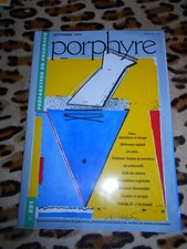 Revue Porphyre, préparateur