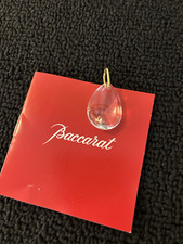Pendentif psydélic clair en cristal de Baccarat