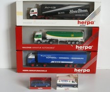 lot 5 herpa 1/87 mercedes 3 camions 2 vl 