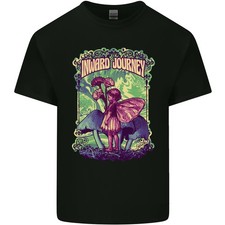 T-Shirt En Coton Léger Pour Hommes LSD Magic Mushrooms Inward Journey