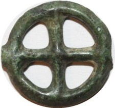 DC0912 Gauloise Gaule Rouelle 4 Rayons Bronze -100 -50 -> Faire Offre