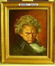 TABLEAU BEETHOVEN HUILE SUR