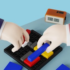 Jeu de puzzle de blocs et