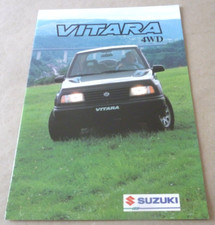 1990's SUZUKI VITARA 4x4 Catalogue Brochure 20p Folder Prospekt Dépliant Deutsch