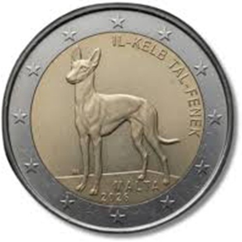 2euro commémorative malte - 1x,