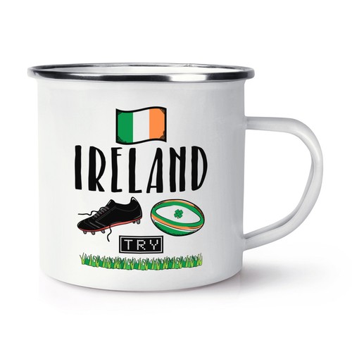 Rugby irlande rétro émail - rétro,
