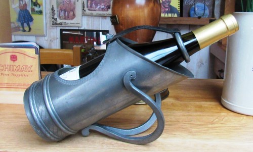 Porte bouteille étain - bouteille, 95%