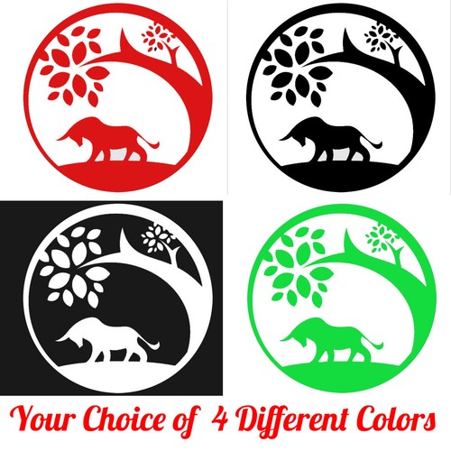Bull tree scene two pack - bull,