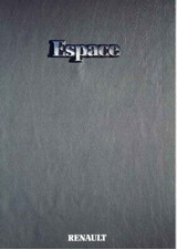 Catalogue brochure Renault Espace Cuir 02/1990 Suisse français deutsch italiano